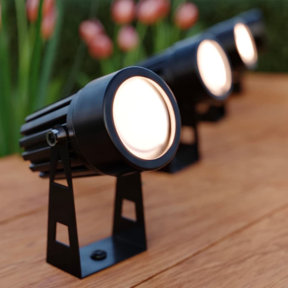Atlas Solar Spotlights (Set Of 4) view 2