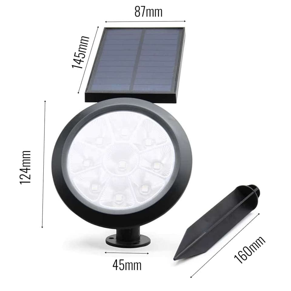 Chiron Solar Spotlight With Seven Colour Options view 3