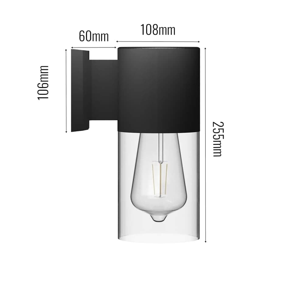 Salcombe Solar Wall Light view 2