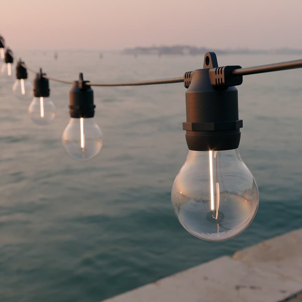 Edinburgh USB Solar Festoon Lights (Set Of 10) view 4
