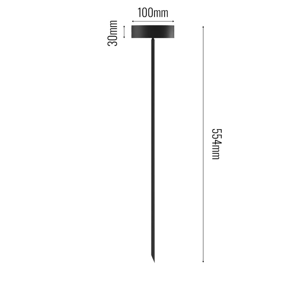 Motus Adjustable Solar Stake Light view 3