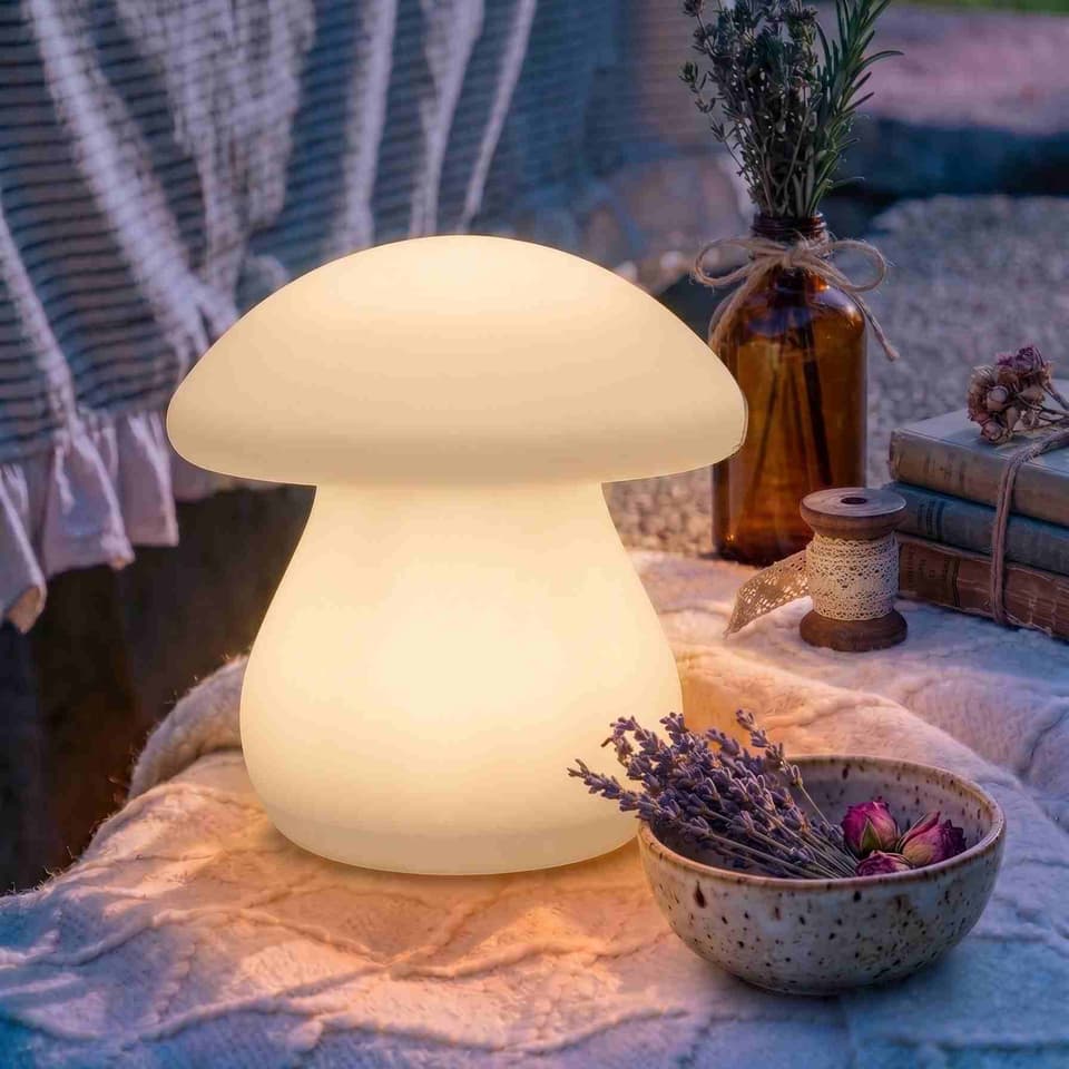 Shimmer Solar Mood Light - Mushroom view 2