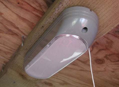 Solar Shed Light - Pull Cord view 2