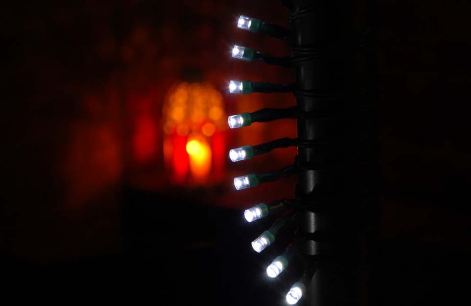 Blingstring Solar Fairy Lights - 50 LED Bulbs view 6