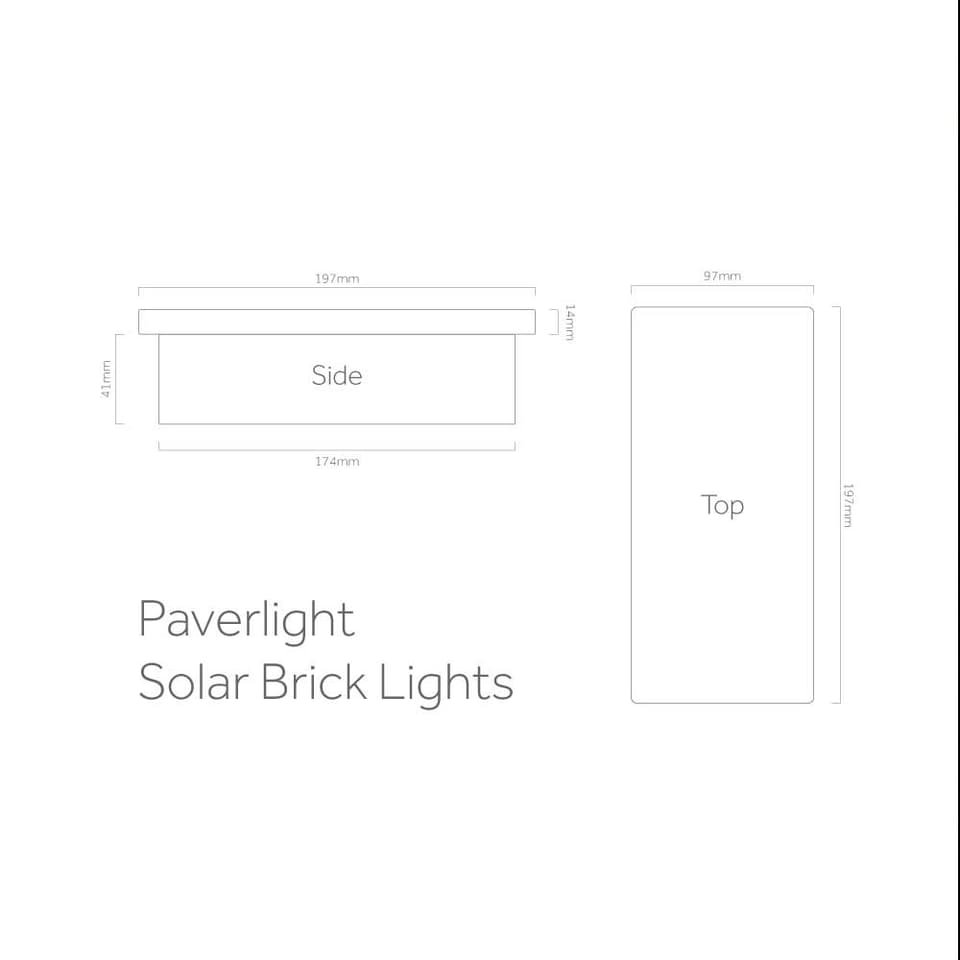 Paverlight Solar Brick Lights (Set Of 2) view 2