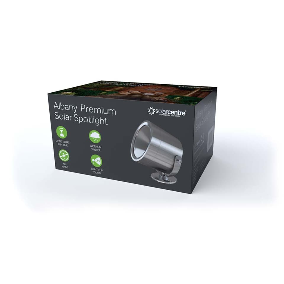 Albany Premium Solar Spotlight view 5