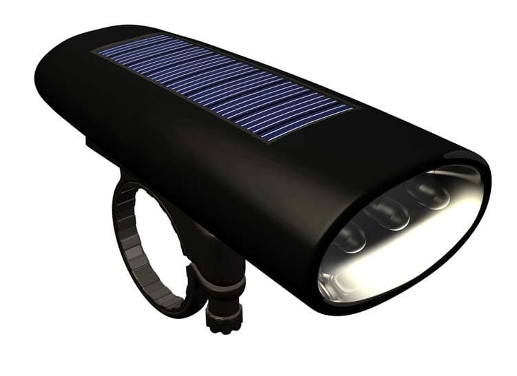 Bike Bright - Solar Bike Light Black view 1