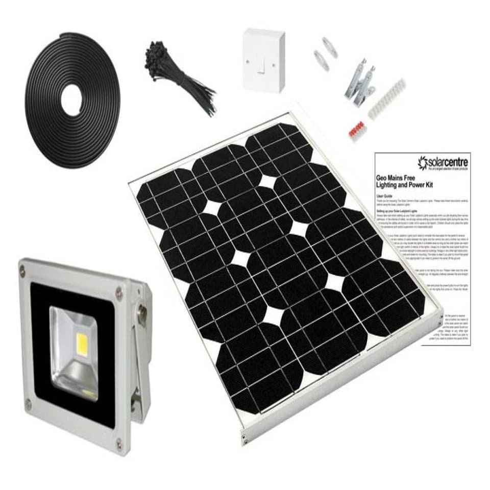 Geo Floodlight 20 - 20w 12v Solar LED Floodlight Kit view 1