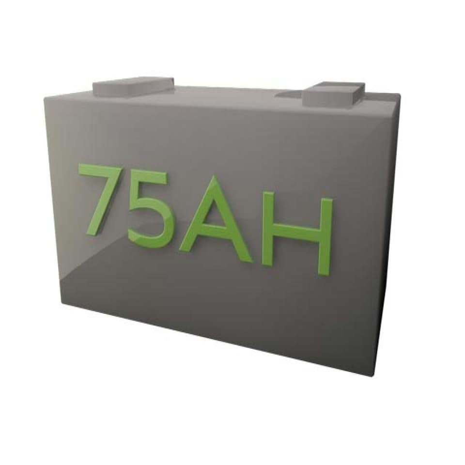 Sealed Gel 12volt 75AH Deep Cycle Battery view 1