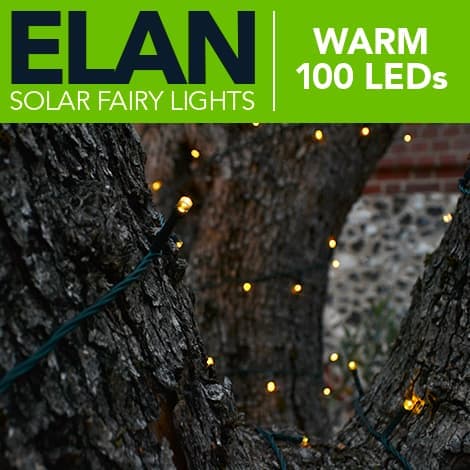Elan Solar Fairy Lights - Warm White 100 LEDs view 1
