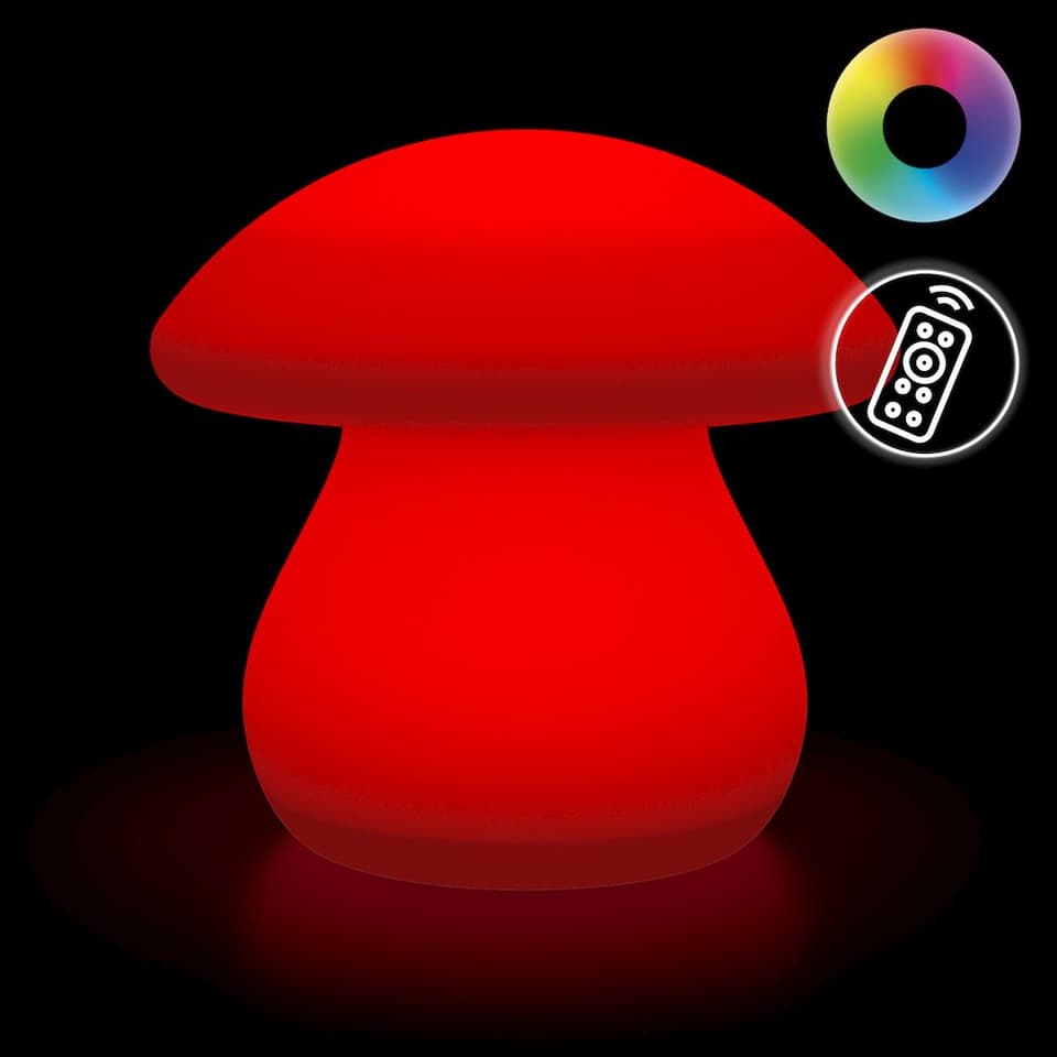 Shimmer Solar Mood Light - Mushroom view 1