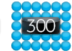 Everbright Solar Fairy Lights Blue 300 LEDs