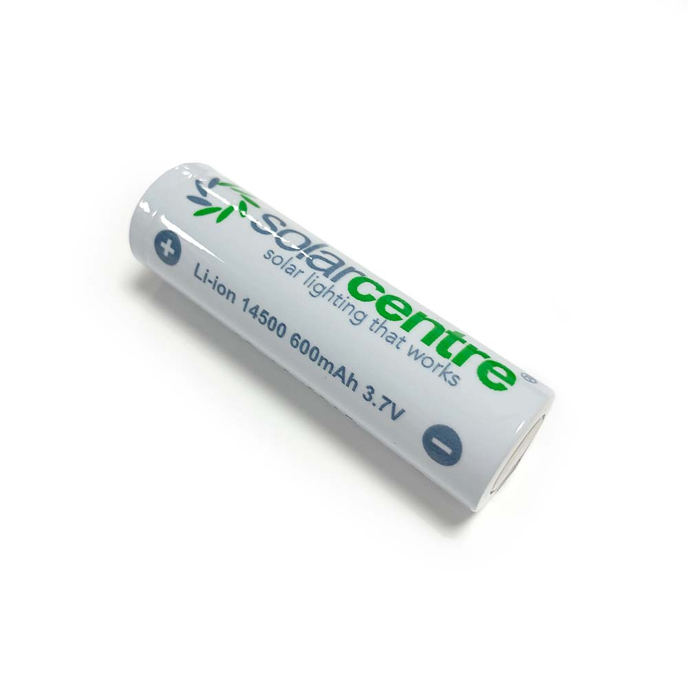 SolarCentre 14500 600mAh Lithium-Ion Rechargeable Battery: Solar Lights &  Solar Lighting from Solar Centre