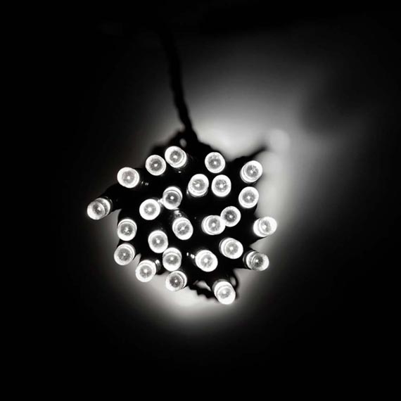 Everbright Solar Fairy Lights - White 50 LEDs