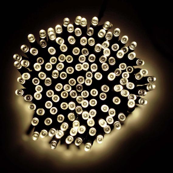 Everbright Solar Fairy Lights - Warm White 300 LEDs