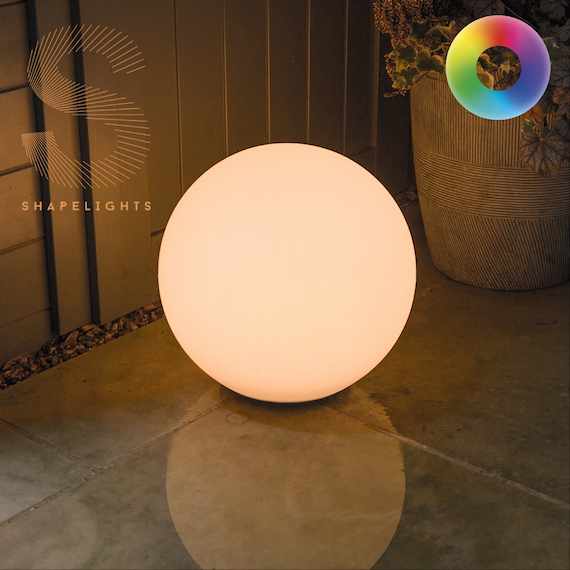 ShapeLights Indoor & Outdoor USB Solar Powered Mood Light Sphere