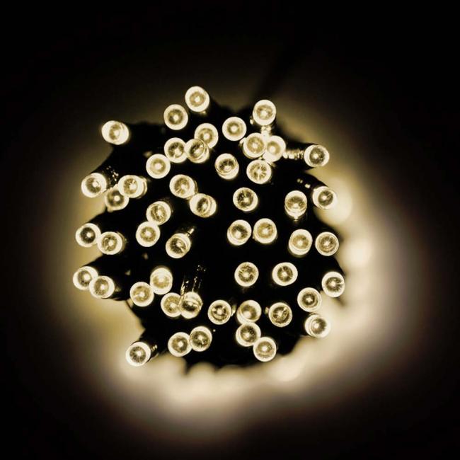 Everbright Solar Fairy Lights - Warm White 100 LEDs