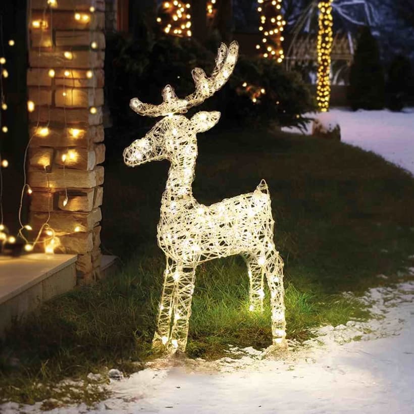 Lapland USB Solar Christmas Reindeer - Powered By Leaf