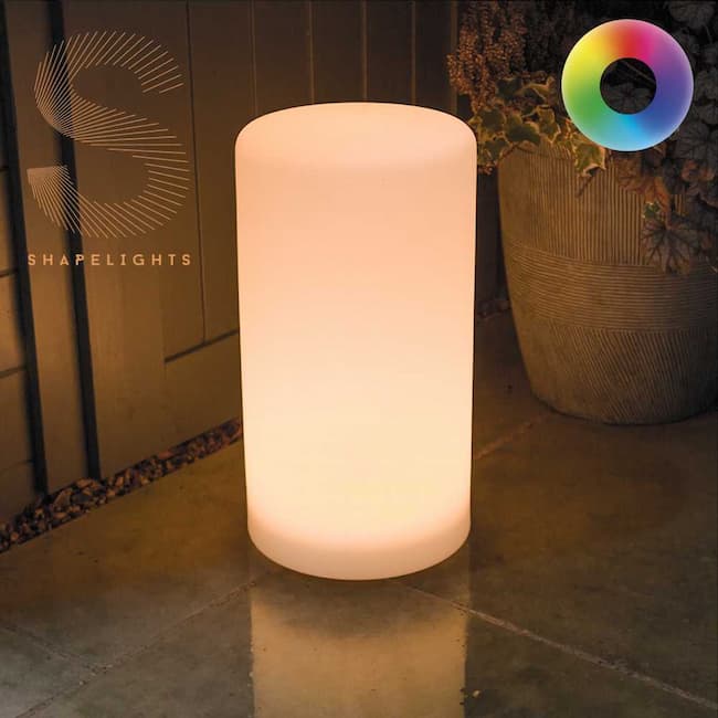 ShapeLights Indoor & Outdoor USB Solar Powered Mood Light - Cylinder