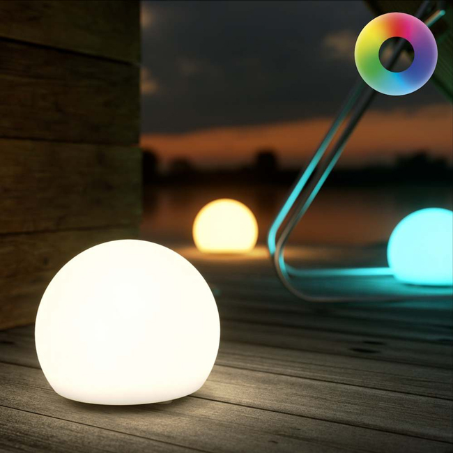 ShapeLights Indoor & Outdoor USB Solar Powered Mood Light - Mini Sphere