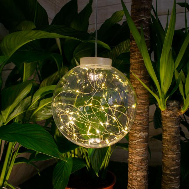 Sparkle Hanging Solar Ball Light