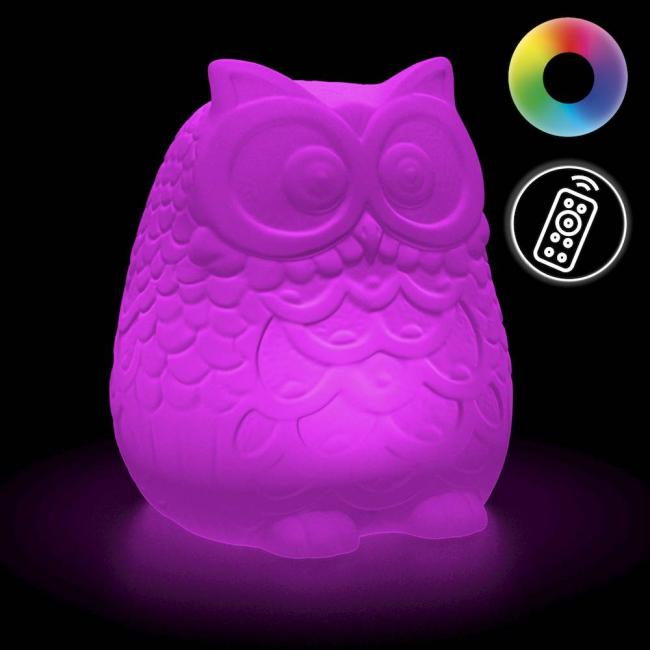 Shimmer Solar Mood Light - Owl