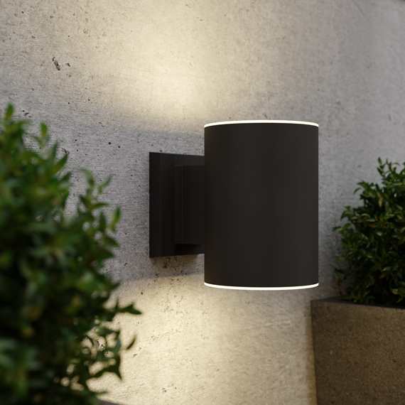 Grantham Up & Down Solar Wall Light