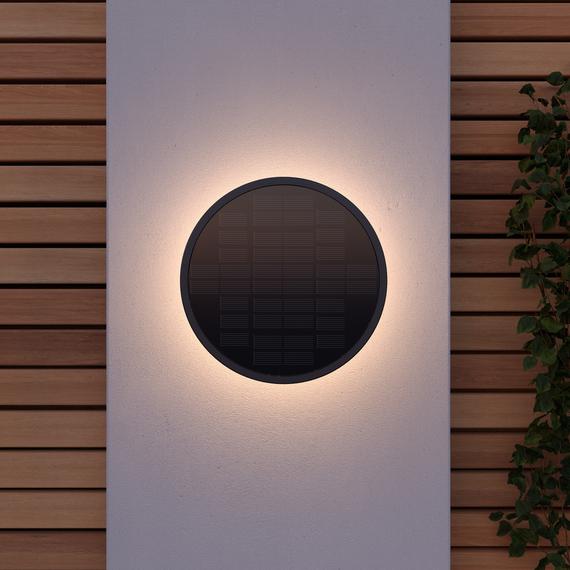 Halo Solar Wall Light