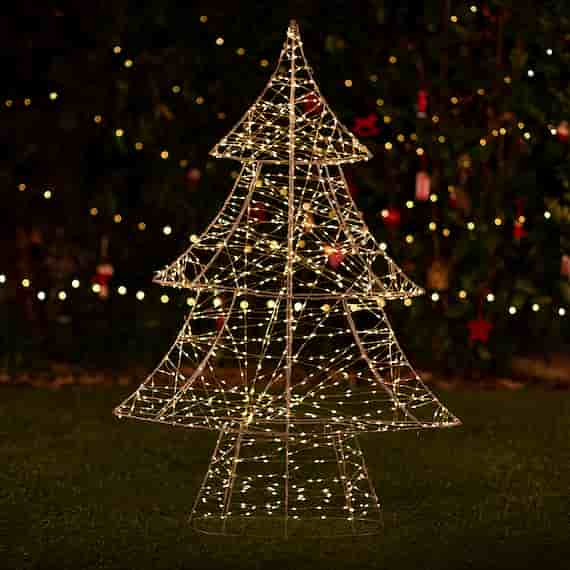 Lumify Warm White & White USB Solar Christmas Lights - Large Tree 960 DualWhite LEDs