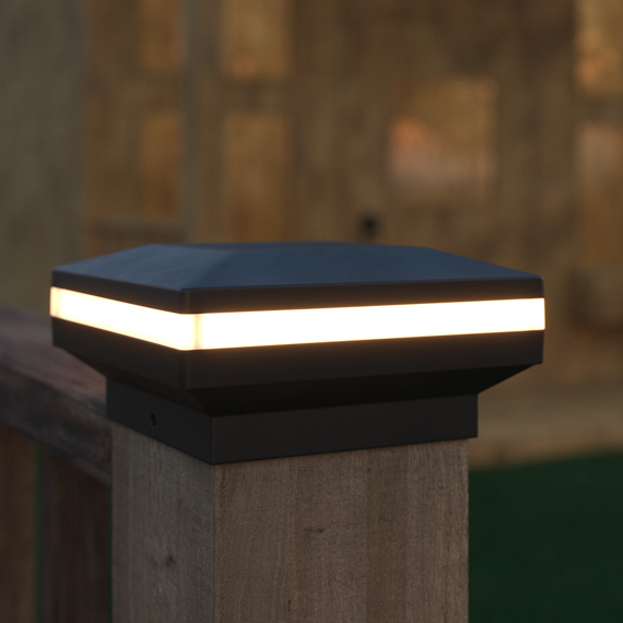 Peake Solar Post Cap Light