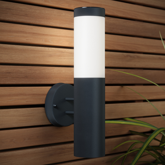 Canterbury XT Solar Wall Light - Anthracite Edition