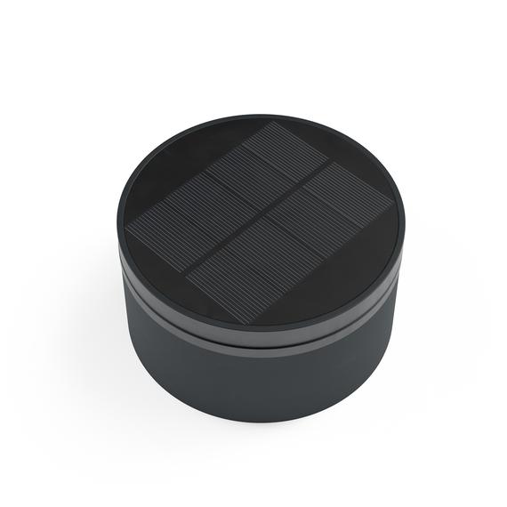 London USB Solar Post Light - Anthracite Top