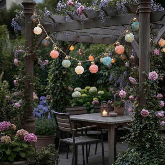 Elan Rope Festoons Solar Lights