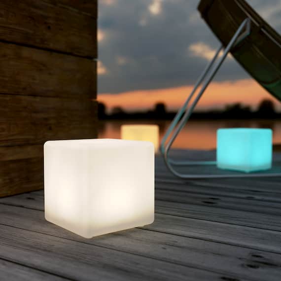 ShapeLights Indoor & Outdoor USB Solar Powered Mood Light - Mini Cube