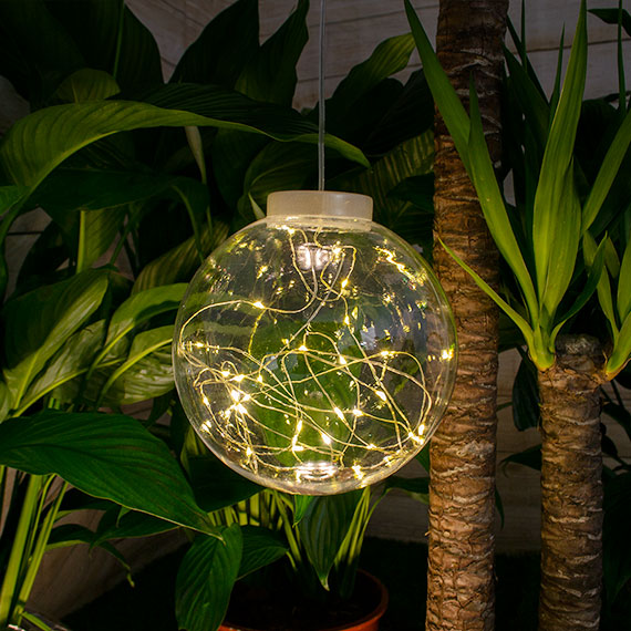 Sparkle Hanging Solar Ball Light