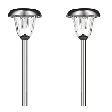 Tunbridge Deluxe Solar Garden Lights (Set Of 2)