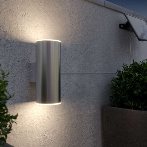 Chester Up & Down Solar Wall Light