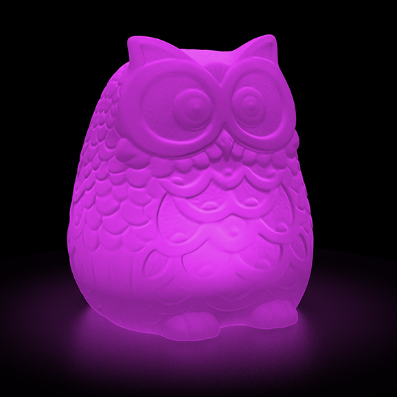Shimmer Solar Mood Light - Owl