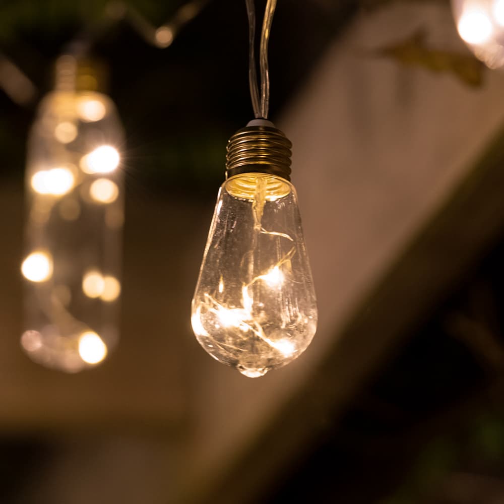 Edison bulb solar path cheap lights