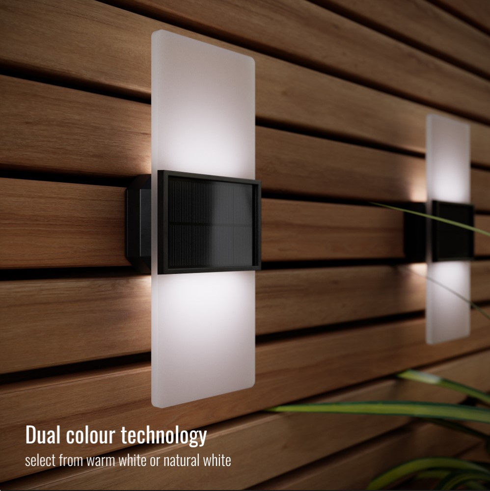 Gemini Solar Wall Lights (Set Of 2) Solar Lights & Solar Lighting from