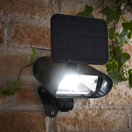 Thea Solar Garden Spotlight Wall Decking And Spike Fixings Included Adjule Solar