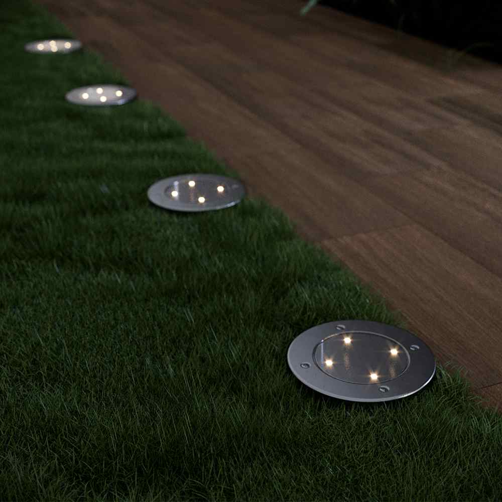 Home depot fence lights solar online