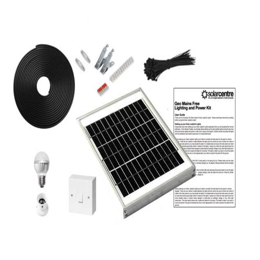 Geo 1 - Mains Free Solar Lighting Kit