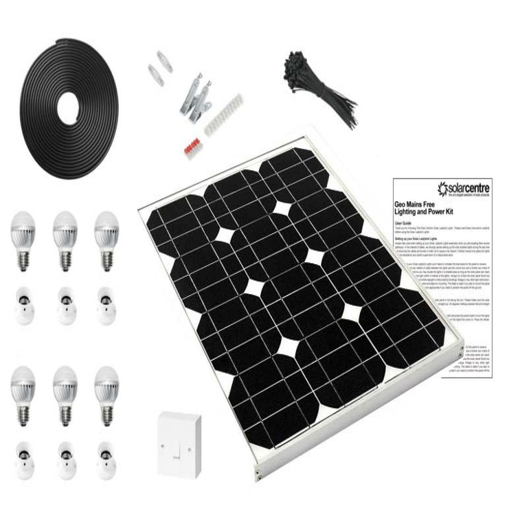 Geo 4 - Mains Free Solar Lighting Kit