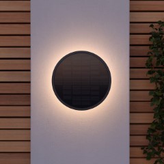 Halo Solar Wall Light