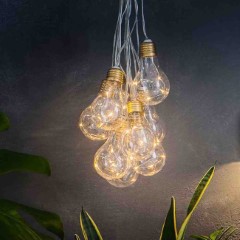 Image - Lumify USB Solar Vintage Bulb Lights - Set Of 10