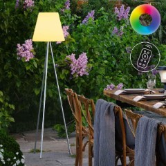 Rosalind Solar USB Floor Lamp