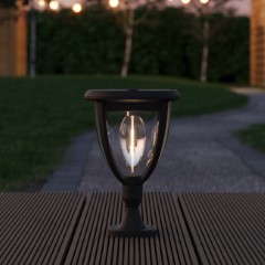 Guildford 3-in-1 Solar Wall, Garden & Pillar Light
