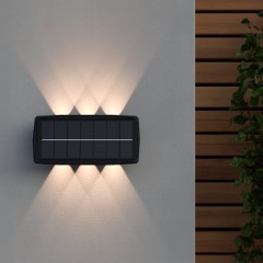 TrioLight Up & Down Solar Wall Lamp