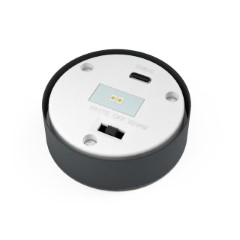 Mini London USB Solar Post Light Anthracite Top